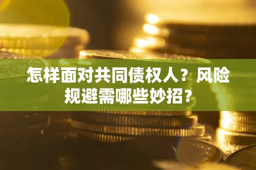 济南怎样面对共同债权人？风险规避需哪些妙招？