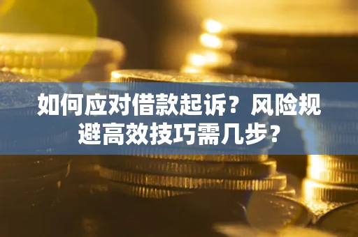 济南如何应对借款起诉？风险规避高效技巧需几步？