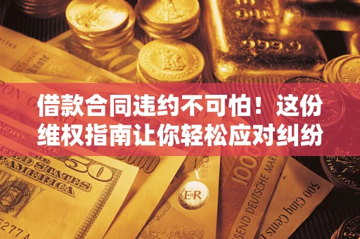 济南借款合同违约不可怕！这份维权指南让你轻松应对纠纷