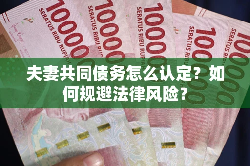 济南夫妻共同债务怎么认定？如何规避法律风险？
