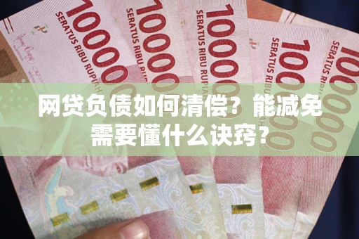 济南网贷负债如何清偿？能减免需要懂什么诀窍？