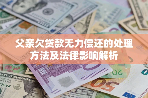 济南父亲欠贷款无力偿还的处理方法及法律影响解析