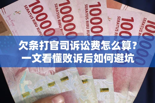 济南欠条打官司诉讼费怎么算？一文看懂败诉后如何避坑