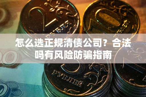 济南怎么选正规清债公司？合法吗有风险防骗指南